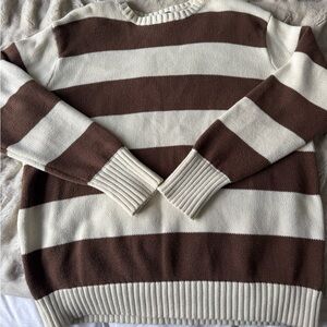 Oversized knit sweater